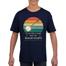 Load image into Gallery viewer, Fun & Games Kids Banjo T-shirt - Urban Celt