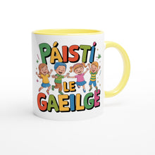 Load image into Gallery viewer, Páistí Le Gaeilge 11oz Ceramic Mug - Urban Celt