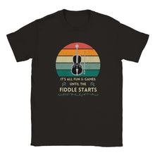 Load image into Gallery viewer, Fun and Games Fiddle T-shirt - Urban Celt