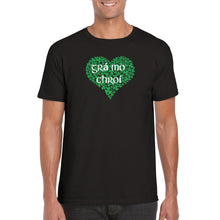 Load image into Gallery viewer, Grá Mo Chroí, Love of My Heart T-shirt - Urban Celt