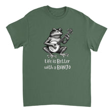 Load image into Gallery viewer, Life is Better with a Banjo T-shirt - Urban Celt