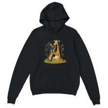 Load image into Gallery viewer, Giraffe Playing the Harp Hoodie - Urban Celt
