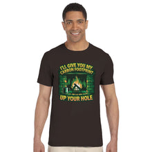 Load image into Gallery viewer, Carbon Footprint Sarcasm T-shirt - Urban Celt
