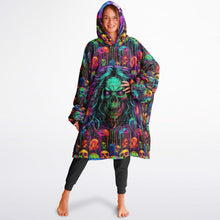 Load image into Gallery viewer, Cyber Punk Skulls 2 in 1 Reversible Snug Hoodie - Urban Celt
