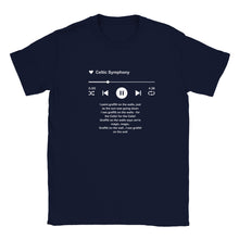Load image into Gallery viewer, Celtic Symphony Playlist T-shirt - Urban Celt
