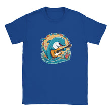 Load image into Gallery viewer, Dolphin Playing Guitar Unisex T-shirt - Urban Celt