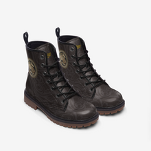 Load image into Gallery viewer, Celtic Wolf Vegan Leather Combat Boots - Urban Celt