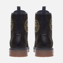 Load image into Gallery viewer, Celtic Wolf Vegan Leather Combat Boots - Urban Celt