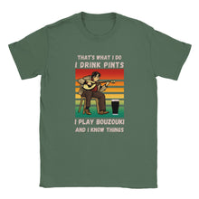 Load image into Gallery viewer, Bouzouki and Pints T-shirt - Urban Celt