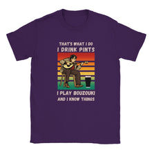 Load image into Gallery viewer, Bouzouki and Pints T-shirt - Urban Celt