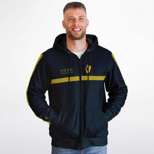 Load image into Gallery viewer, 1916 Easter Rising Navy Gold Fleece Lined Hoodie