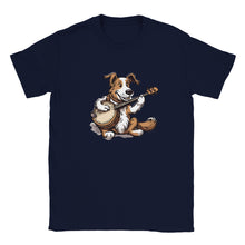 Load image into Gallery viewer, Happy Dog Playing Banjo T-shirt - Urban Celt