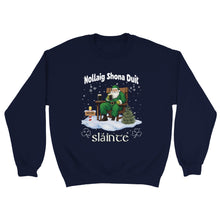Load image into Gallery viewer, Sláinte Irish Merry Christmas Sweatshirt - Urban Celt