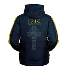 Load image into Gallery viewer, 1916 Easter Rising Navy-Gold Hoodie - Urban Celt