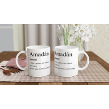 Load image into Gallery viewer, Amadán Definition 11oz Ceramic Mug - Urban Celt
