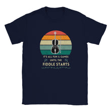 Load image into Gallery viewer, Fun and Games Fiddle T-shirt - Urban Celt