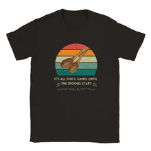 Load image into Gallery viewer, It's All Fun & Games Spoons T-shirt - Urban Celt
