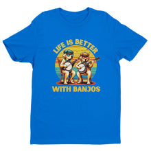 Load image into Gallery viewer, Life is Better with Banjos T-shirt - Urban Celt