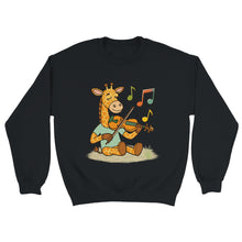 Load image into Gallery viewer, Giraffe Playing Fiddle Sweatshirt - Urban Celt