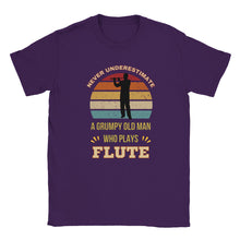 Load image into Gallery viewer, Grumpy Old Man Flute T-shirt - Urban Celt