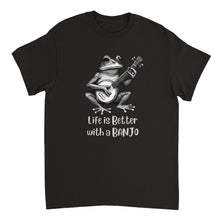 Load image into Gallery viewer, Life is Better with a Banjo T-shirt - Urban Celt