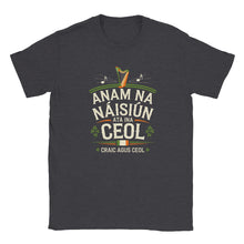 Load image into Gallery viewer, The Soul of a Nation is in its Music T-shirt - Urban Celt