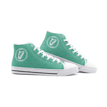 Load image into Gallery viewer, Celtic Irish Harp High Top Canvas Shoes - Urban Celt