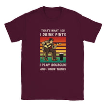 Load image into Gallery viewer, Bouzouki and Pints T-shirt - Urban Celt