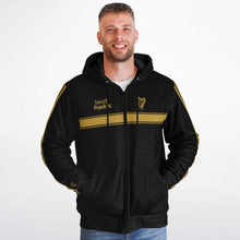 Load image into Gallery viewer, Irish Republic Black-Gold Edition Fleece Lined Hoodie