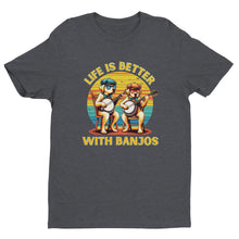 Load image into Gallery viewer, Life is Better with Banjos T-shirt - Urban Celt