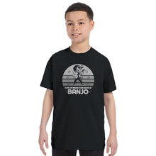 Load image into Gallery viewer, Life Is More Fun Banjo Boy Kids T-shirt - Urban Celt