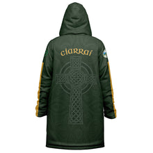 Load image into Gallery viewer, Kerry GAA Fleece Lined Zipper Cloak - Urban Celt