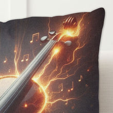 Load image into Gallery viewer, Neon Fiddle Art Pillowcase 18"x18" - Urban Celt