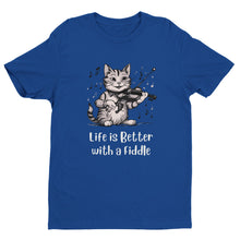 Load image into Gallery viewer, Life is Better with a Fiddle T-shirt - Urban Celt