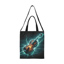 Load image into Gallery viewer, Neon Fiddle Art Tote Bag - Urban Celt