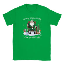 Load image into Gallery viewer, Tiocfaidh ár lá Christmas Greeting T-shirt - Urban Celt
