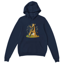 Load image into Gallery viewer, Giraffe Playing the Harp Hoodie - Urban Celt