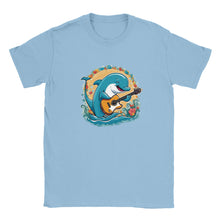 Load image into Gallery viewer, Dolphin Playing Guitar Unisex T-shirt - Urban Celt