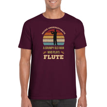 Load image into Gallery viewer, Grumpy Old Man Flute T-shirt - Urban Celt