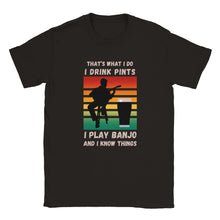 Load image into Gallery viewer, Banjo and Pints Sunset T-shirt - Urban Celt