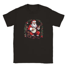 Load image into Gallery viewer, Santa Claus Playing Banjo Unisex T-shirt - Urban Celt