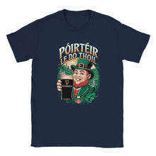 Load image into Gallery viewer, Porter Please As Gaeilge Unisex T-shirt - Urban Celt