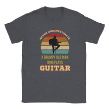 Load image into Gallery viewer, Grumpy Old Man Guitar T-shirt - Urban Celt