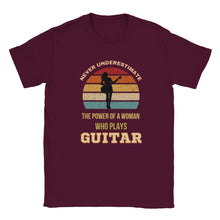 Load image into Gallery viewer, Never Underestimate the Power of a Woman Who Plays Guitar - Urban Celt