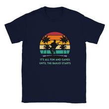 Load image into Gallery viewer, Sarcastic Fun and Games Banjo T-shirt - Urban Celt