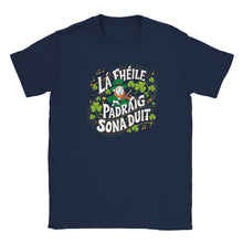 Load image into Gallery viewer, Happy St Patrick's Day As Gaeilge T-shirt - Urban Celt