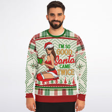 Load image into Gallery viewer, I’m So Good Santa Came Twice - Christmas Sweatwhirt - Urban Celt