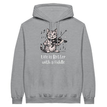 Load image into Gallery viewer, Life is Better with a Fiddle Hoodie - Urban Celt