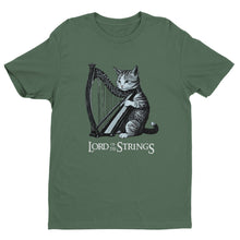 Load image into Gallery viewer, Cat Playing the Harp T-shirt - Urban Celt