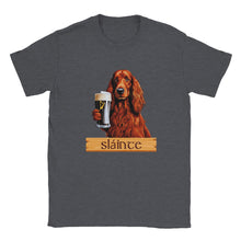 Load image into Gallery viewer, Sláinte Red Setter & Guinness T-shirt - Urban Celt